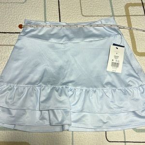 Crown & Ivy light blue/ white skort. Size small.